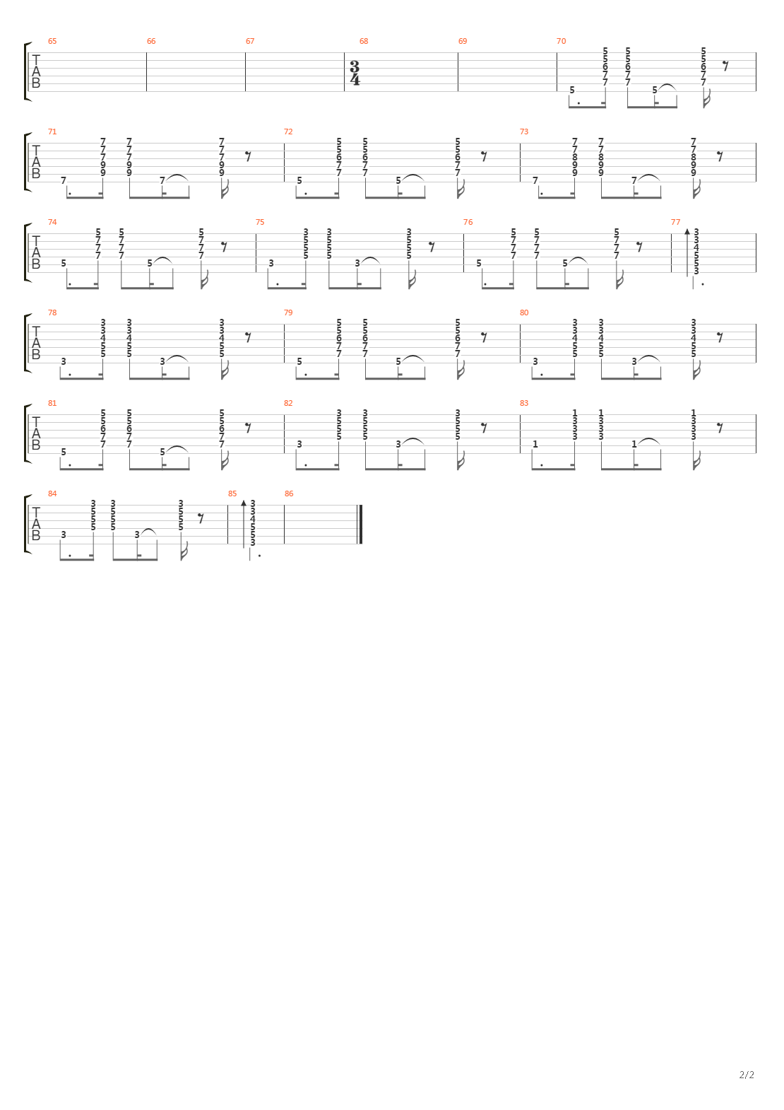 Fission吉他谱