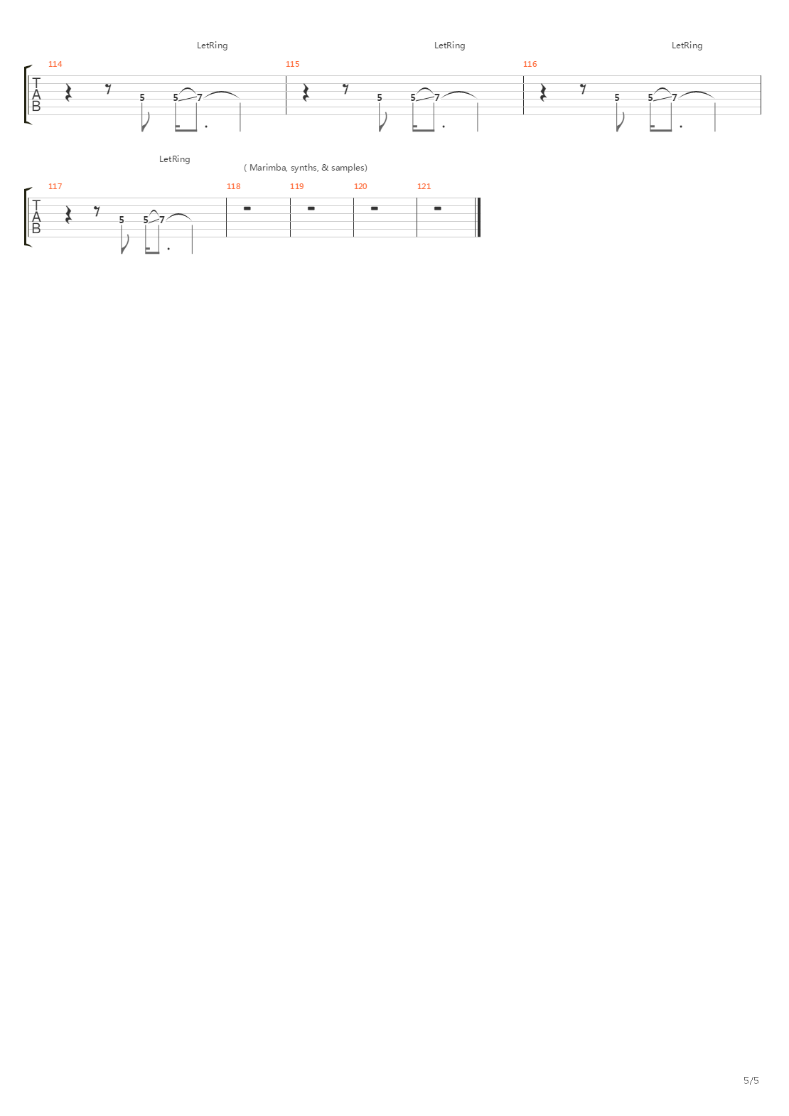 Sway吉他谱