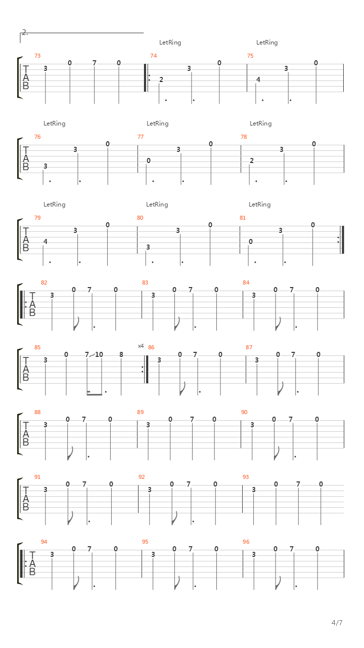The Fake Sound Of Progress吉他谱