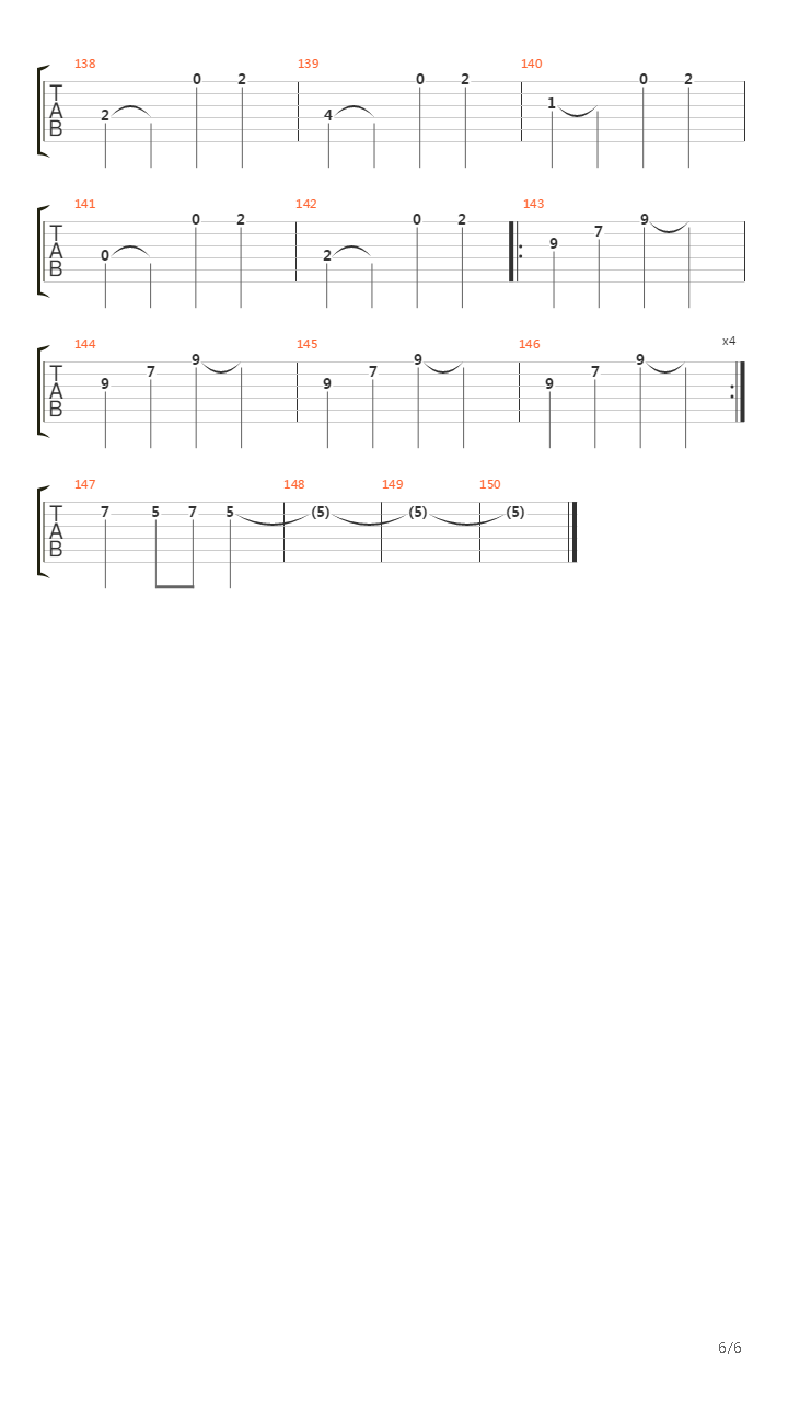 The Fake Sound of Progress吉他谱