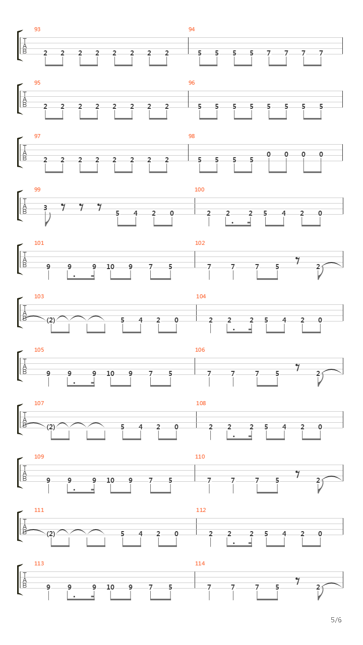Время X吉他谱