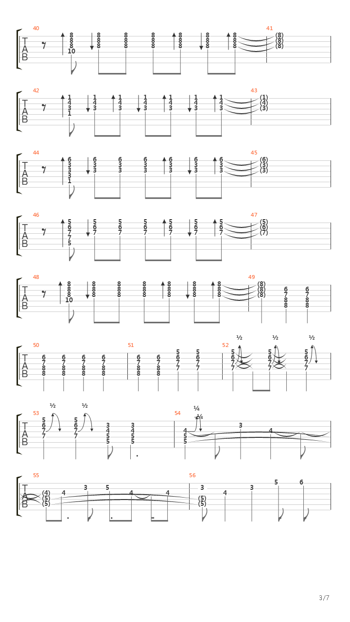 Ten Paz吉他谱