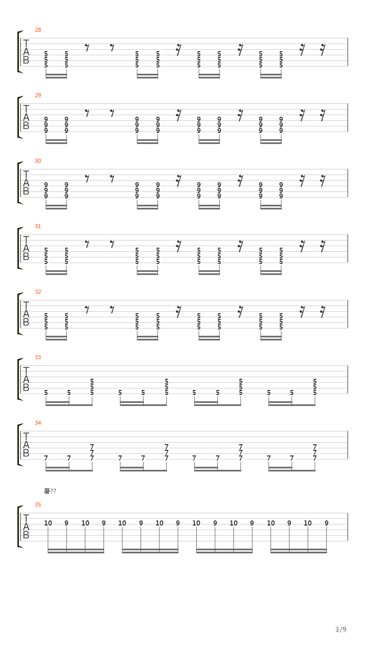 Плачу吉他谱