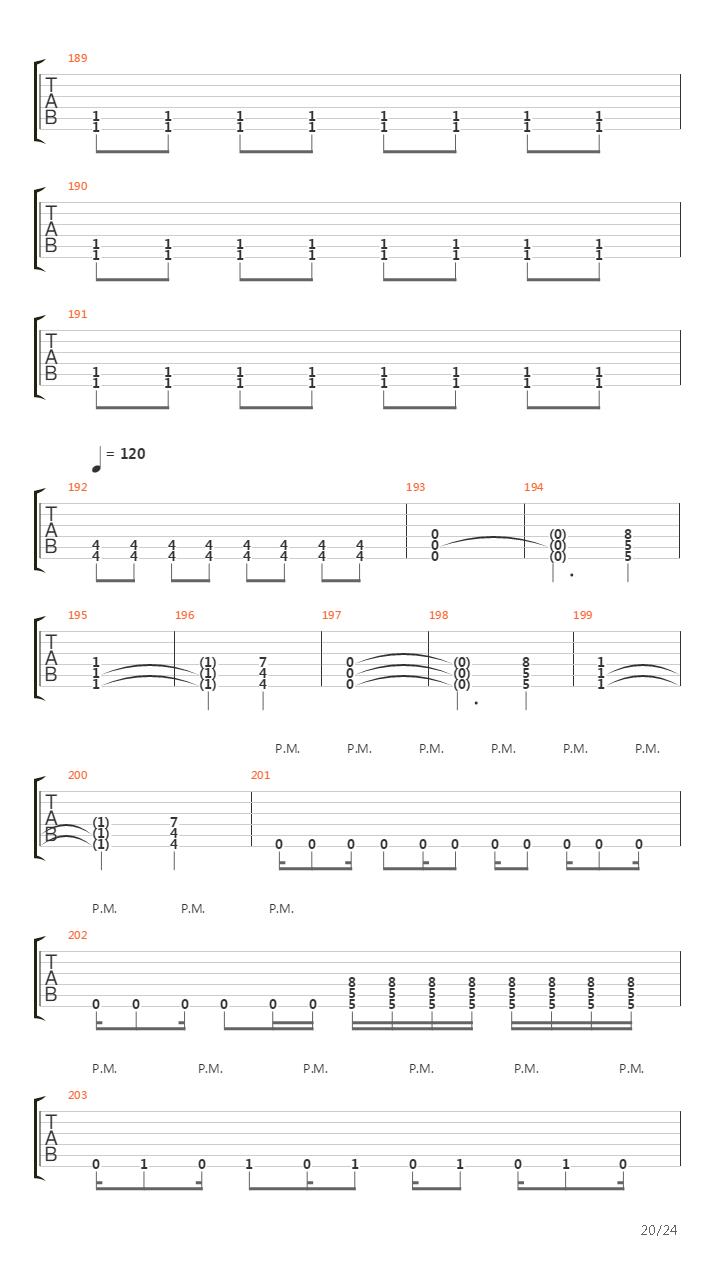 Maelstrom吉他谱