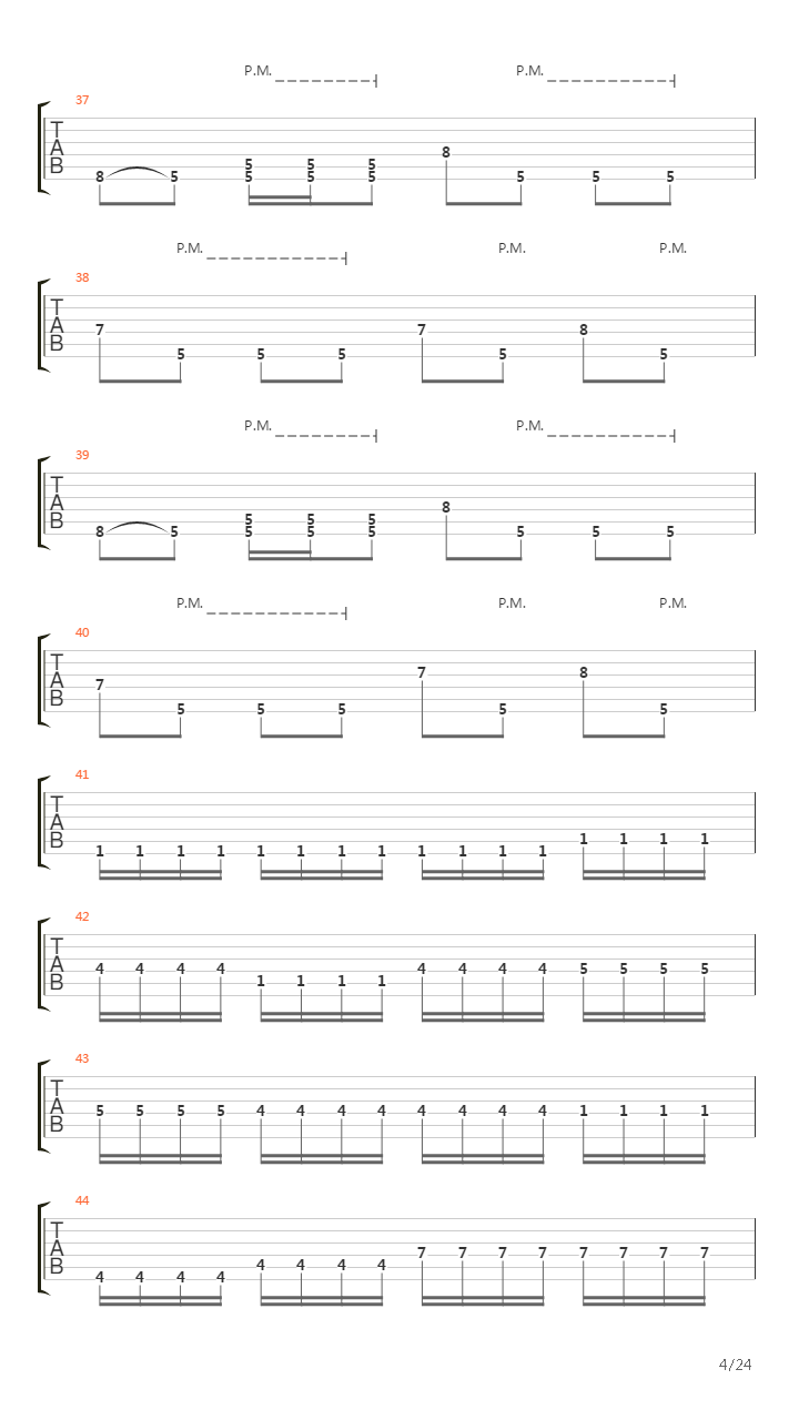 Maelstrom吉他谱