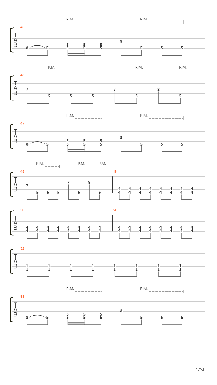 Maelstrom吉他谱