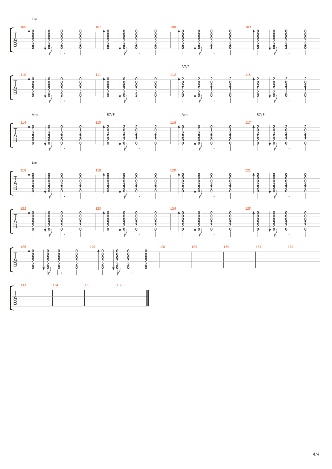 Kumbala吉他谱