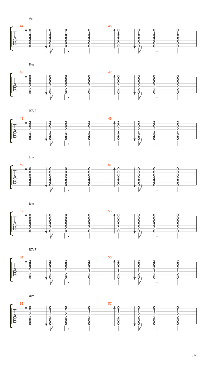 Kumbala吉他谱