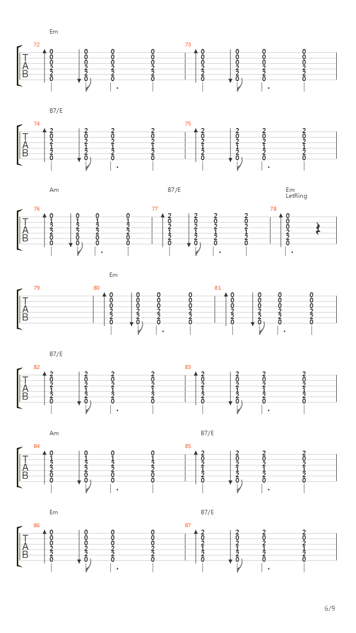 Kumbala吉他谱