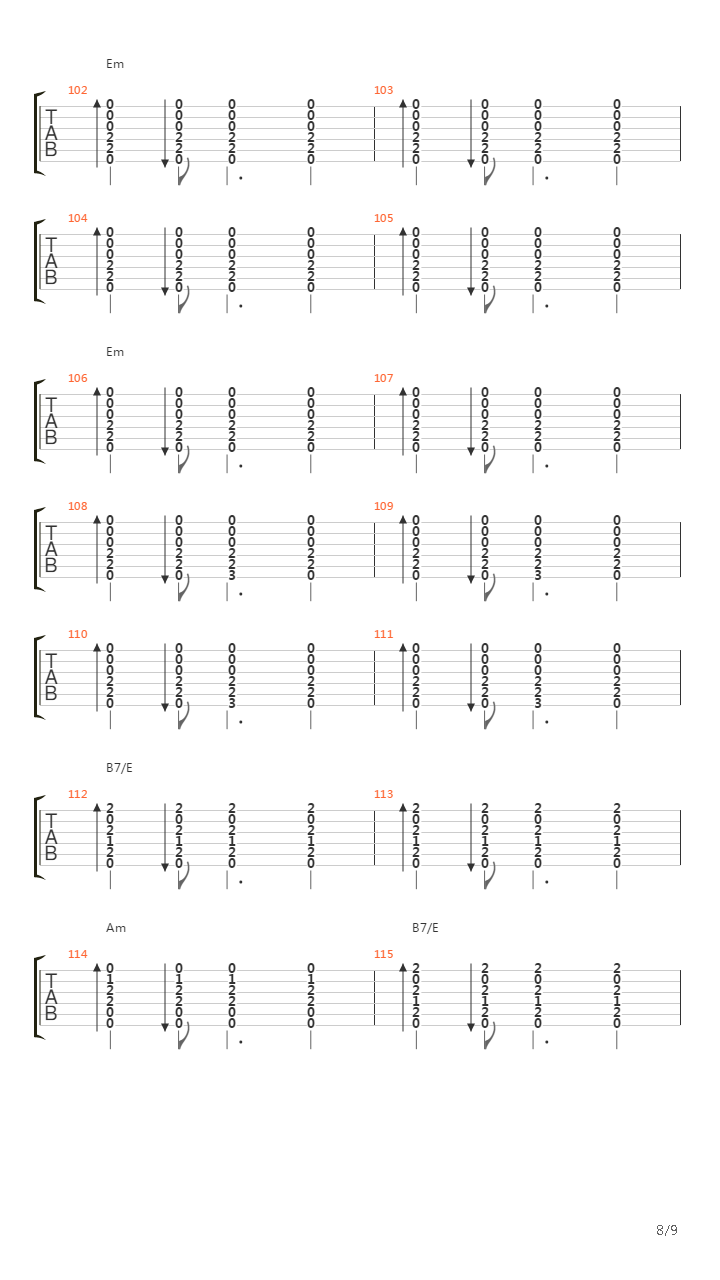 Kumbala吉他谱