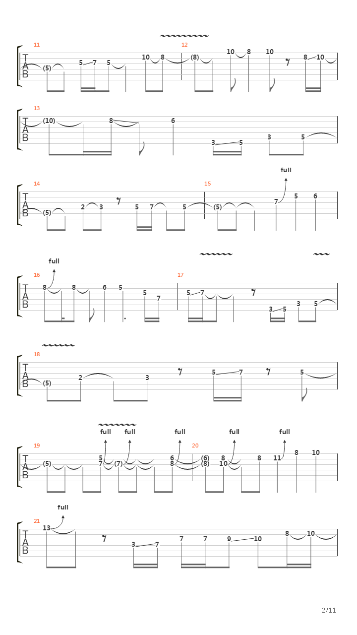 The Reaction吉他谱