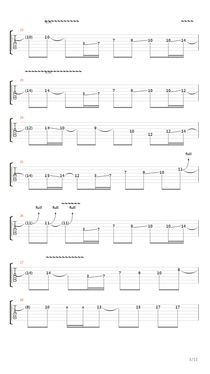 The Reaction吉他谱