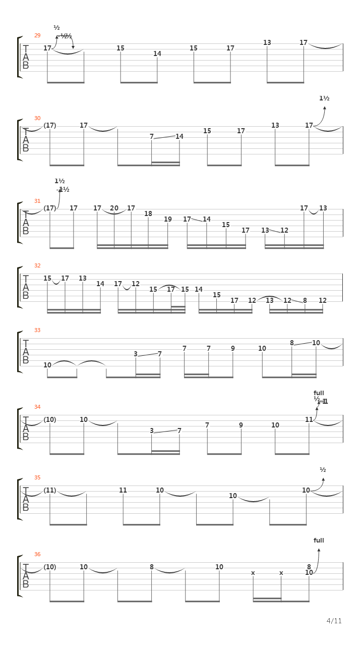 The Reaction吉他谱