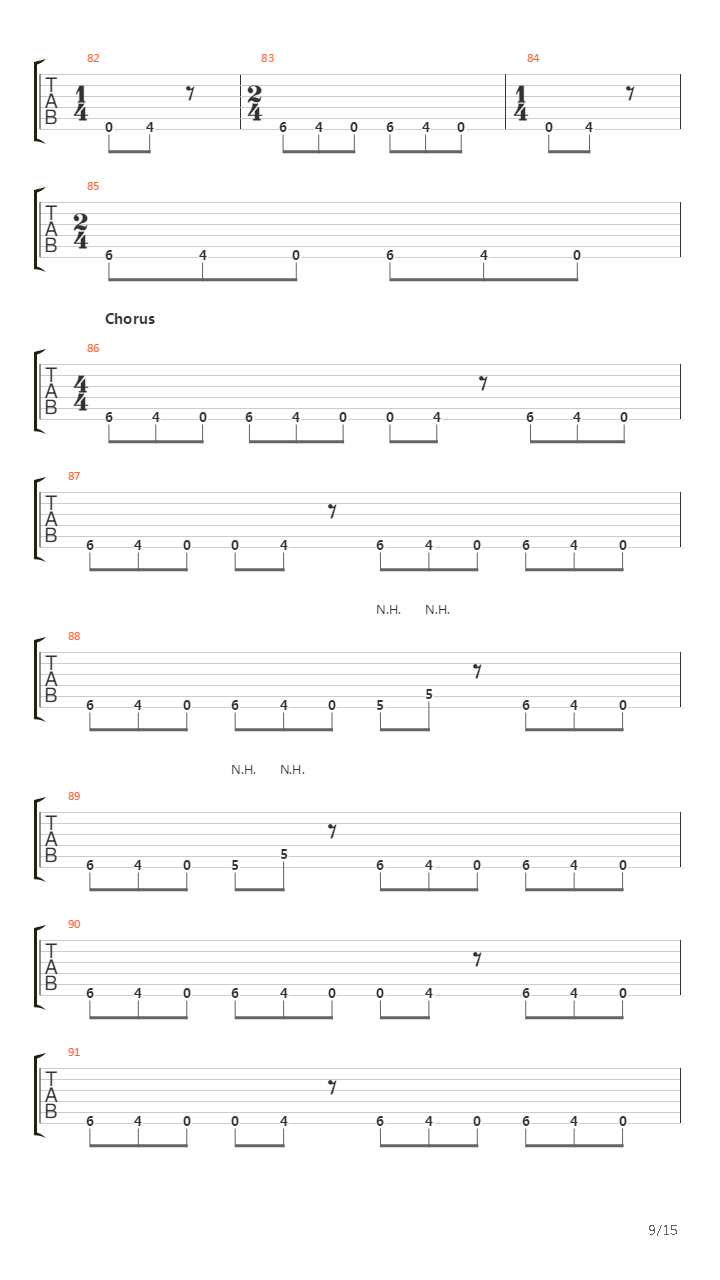 Endless Vortex Towards Erasing Destiny吉他谱