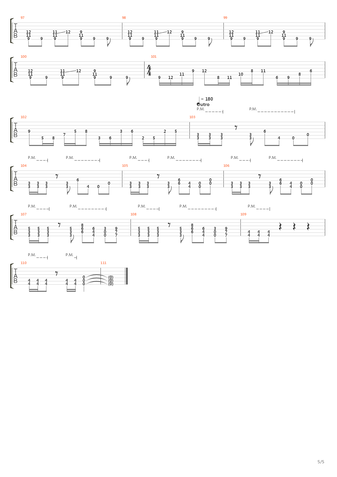 Warp Zone吉他谱