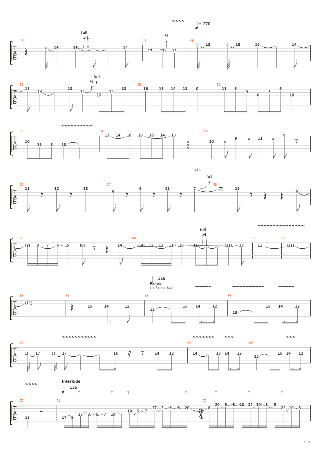 The Road Less Travelled吉他谱