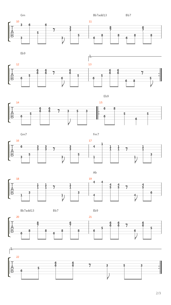 Passer Ma Route吉他谱