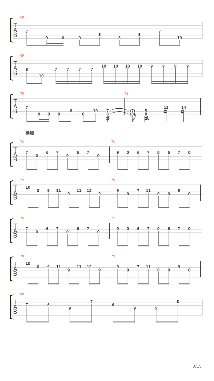 Я Живой吉他谱