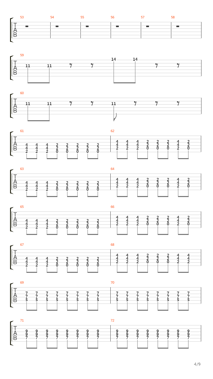 Kemp吉他谱