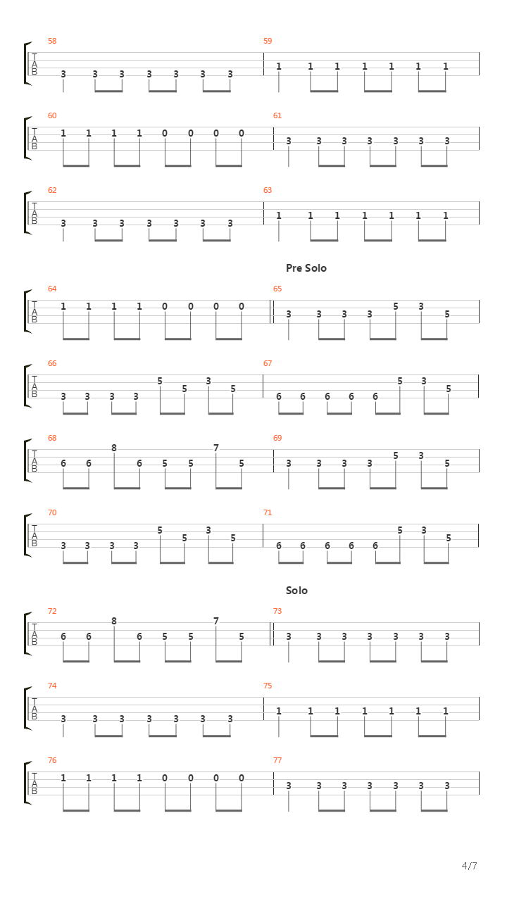 Sea Song吉他谱