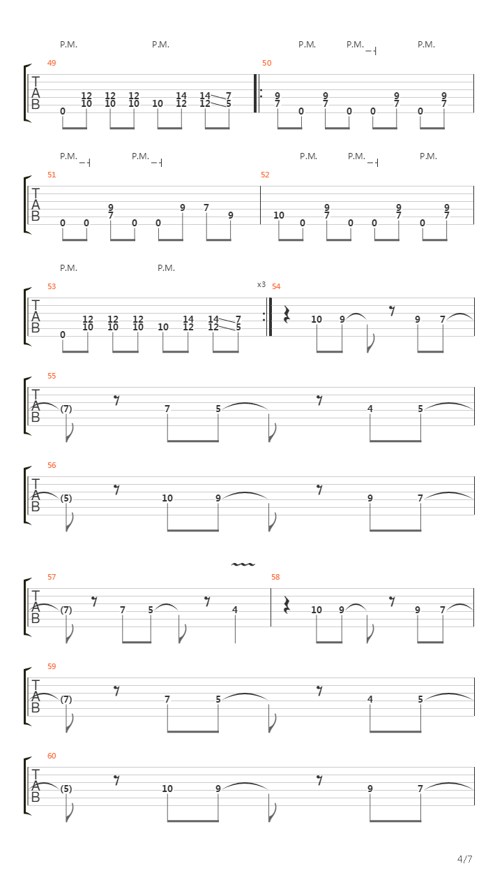 Destroyer吉他谱