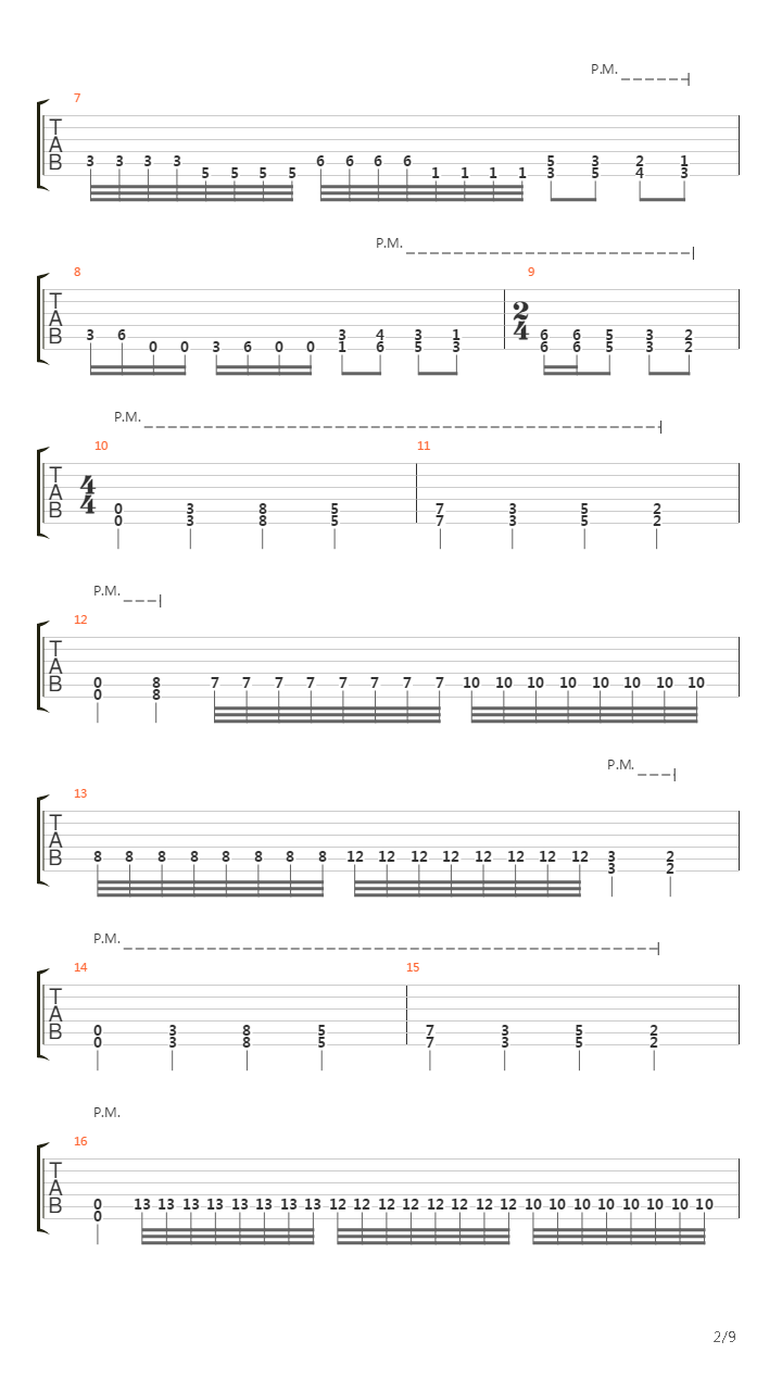 2012吉他谱