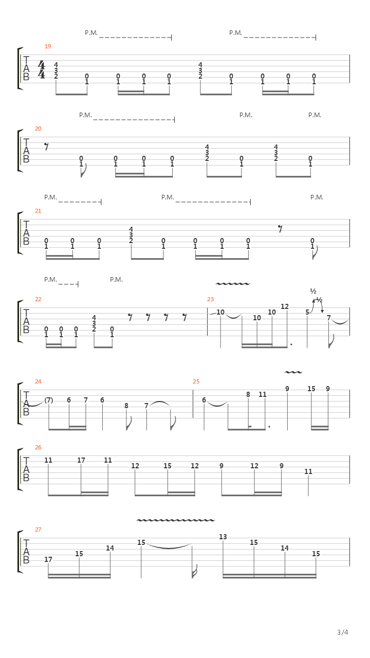 Космос吉他谱