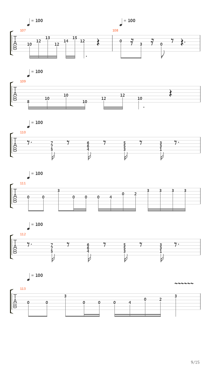 Music from caslevania 2吉他谱