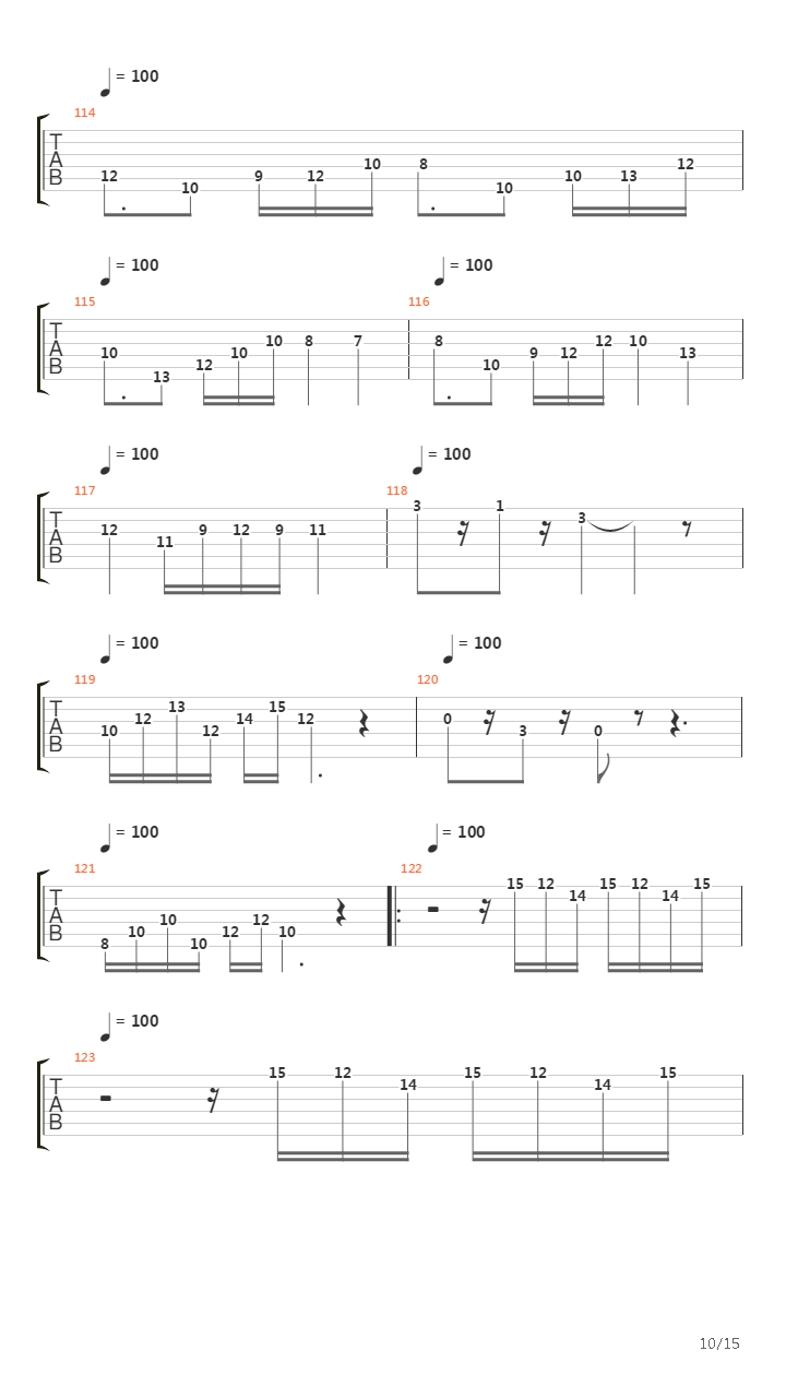 Music from caslevania 2吉他谱