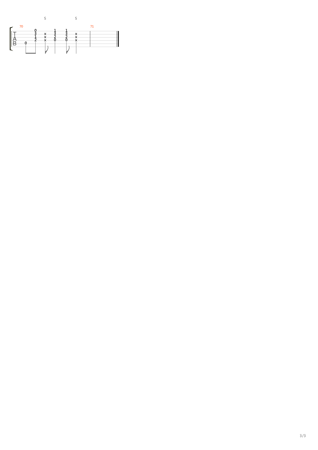 Spanish Raw吉他谱