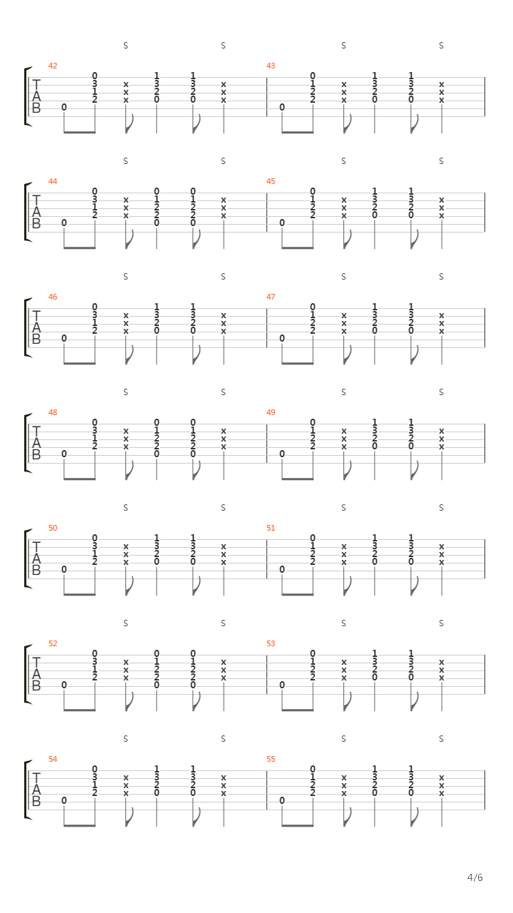 Spanish Raw吉他谱