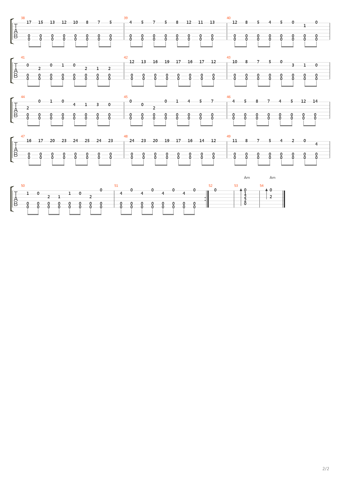 Sonata De Fuego吉他谱