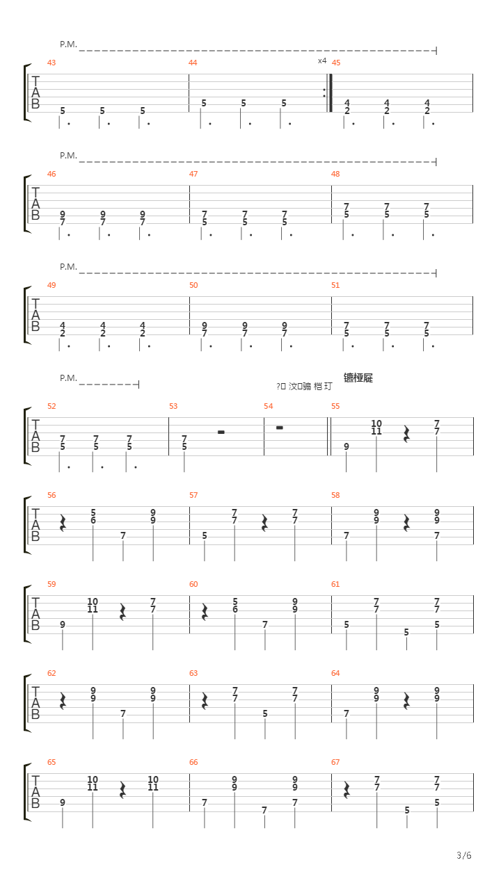 Манки бизнес吉他谱