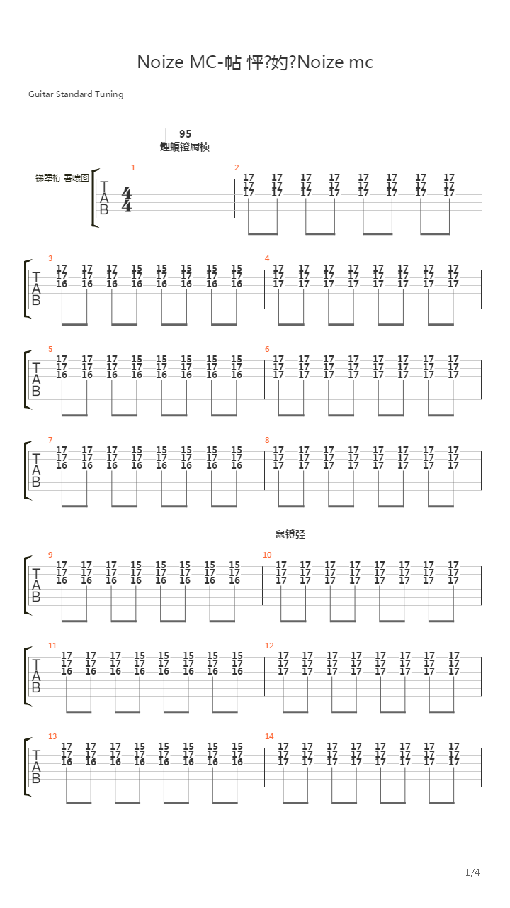 Мы все еще Noize MC吉他谱