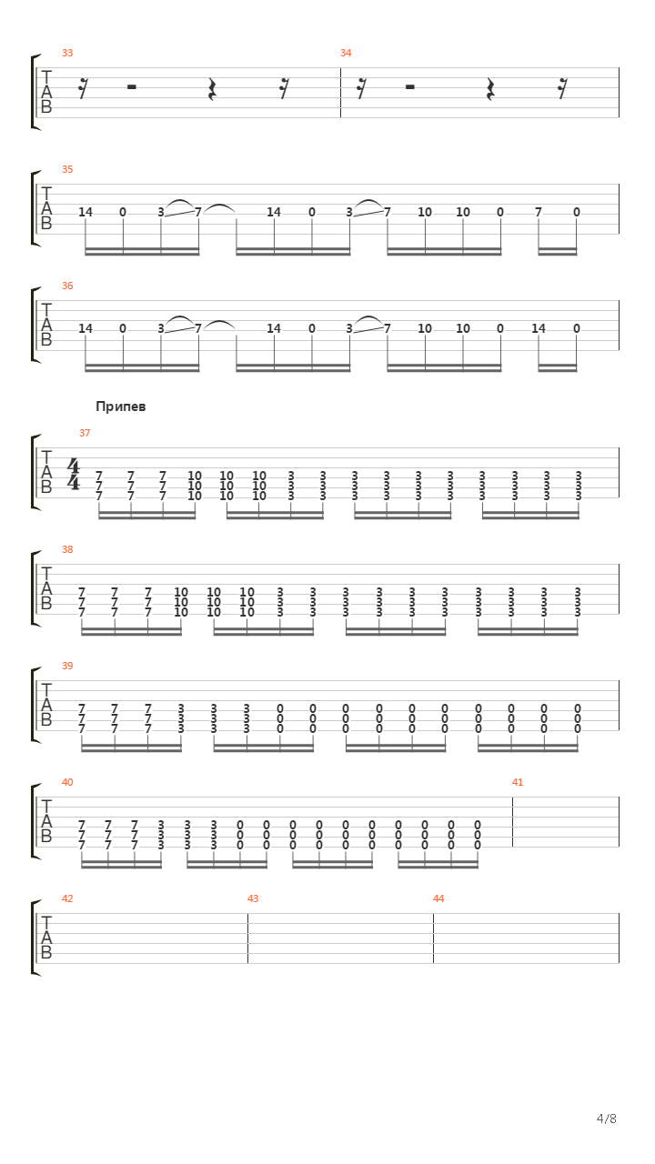 Cemetery Like A Stage吉他谱