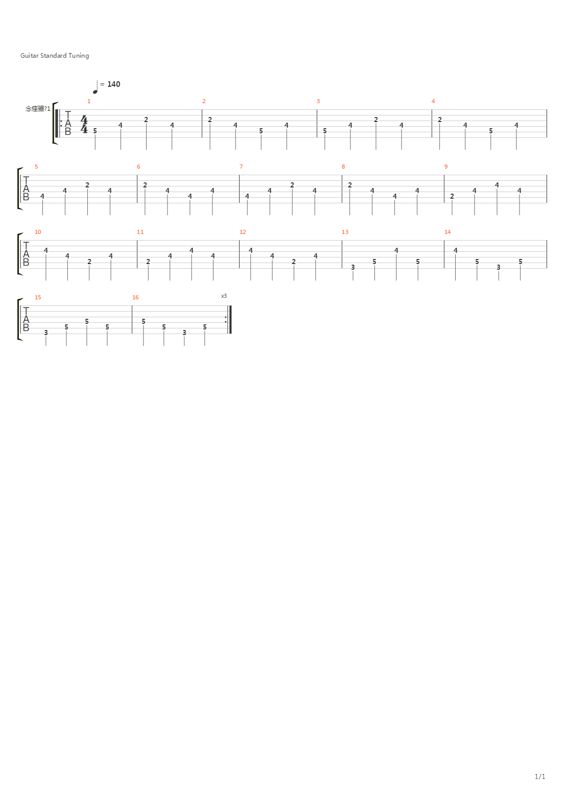 Secrets吉他谱