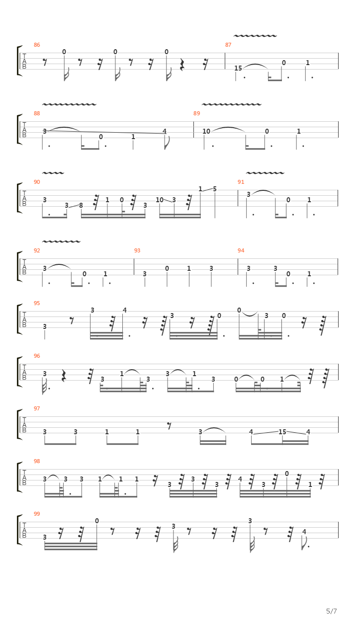 Aeroplane吉他谱