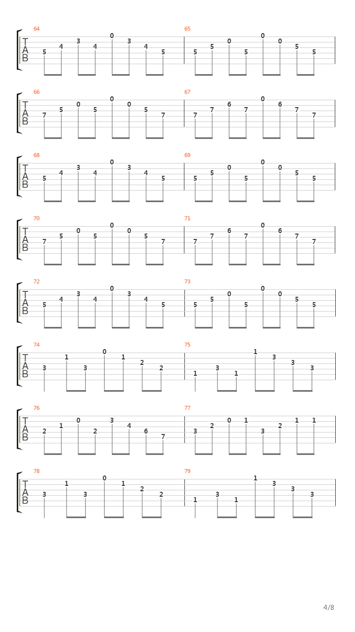 OverLoad - Distance吉他谱