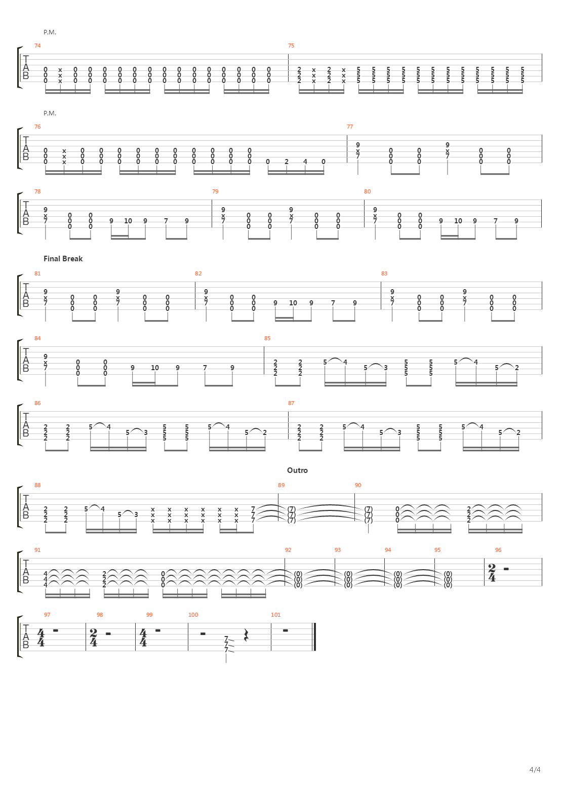 The Messenjah吉他谱