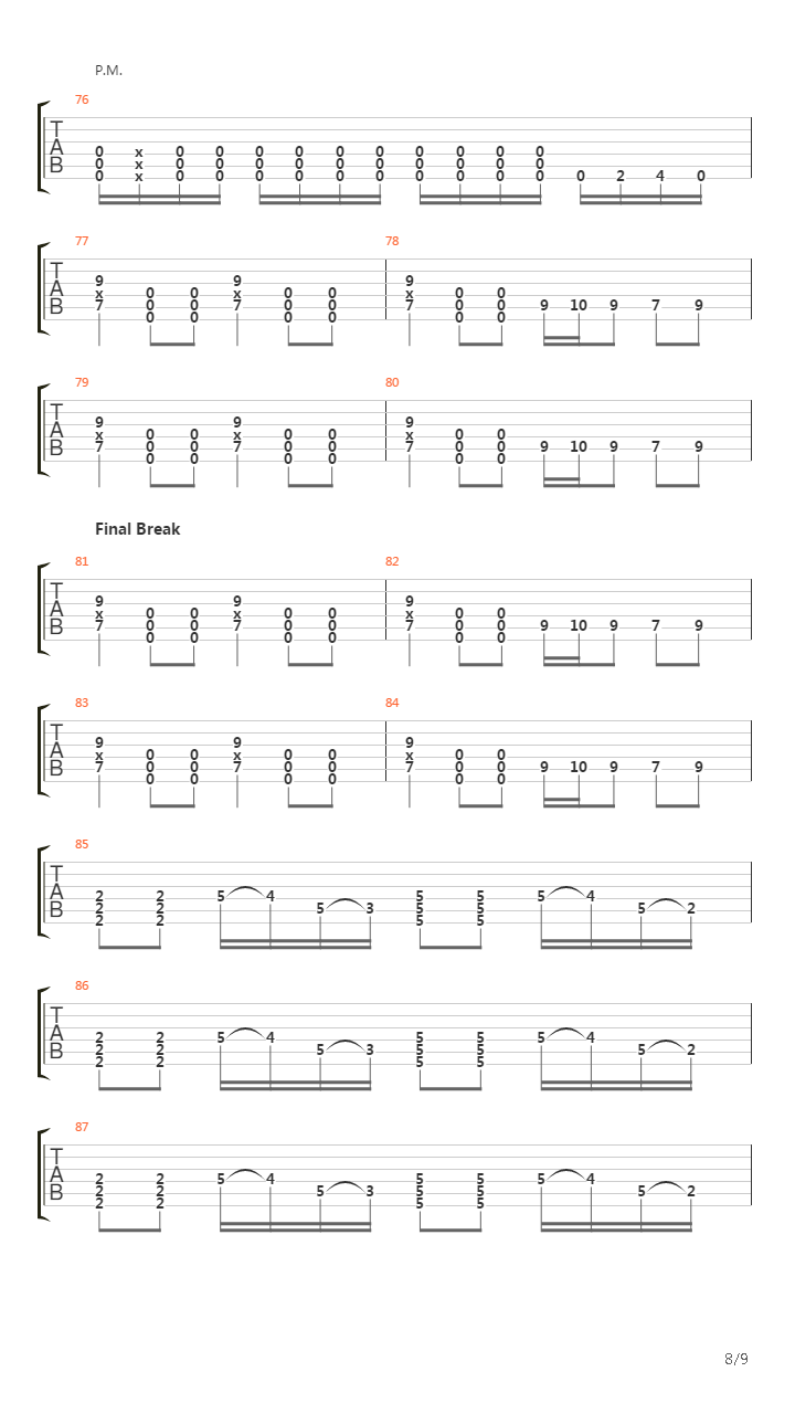 The Messenjah吉他谱