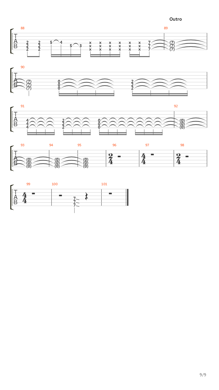 The Messenjah吉他谱