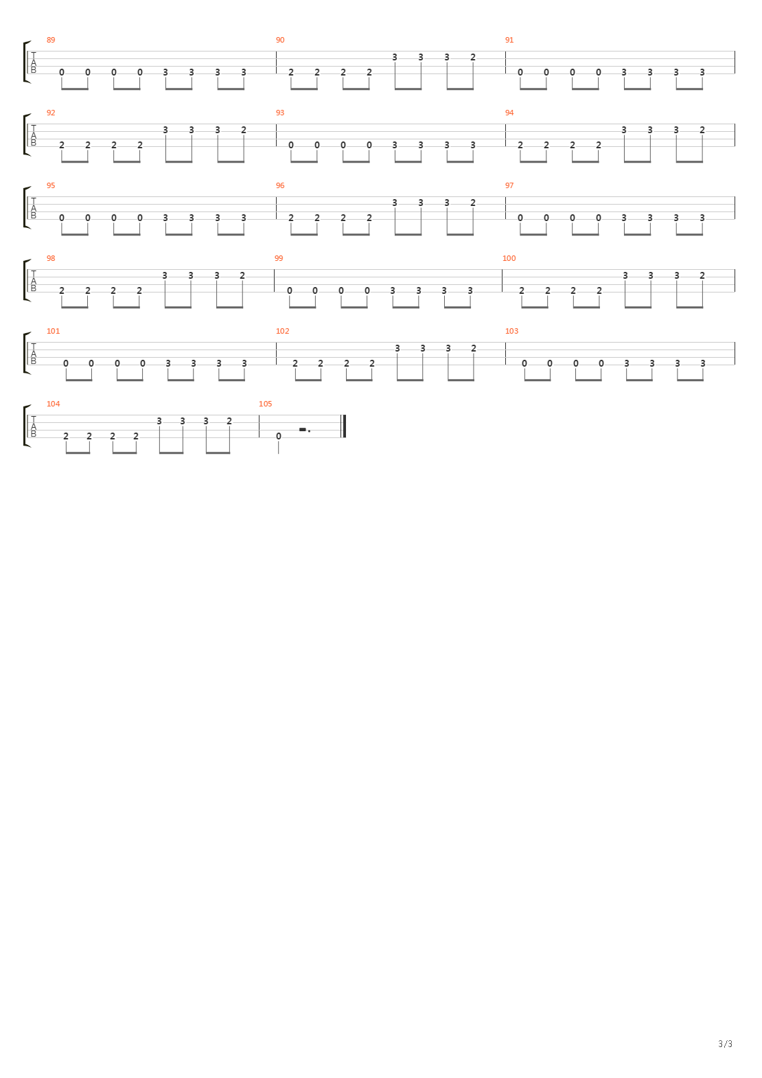 Amego吉他谱