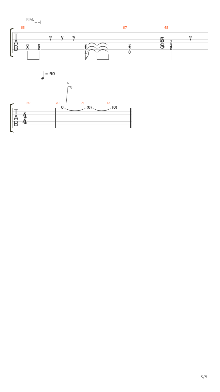 Latericius Valete吉他谱