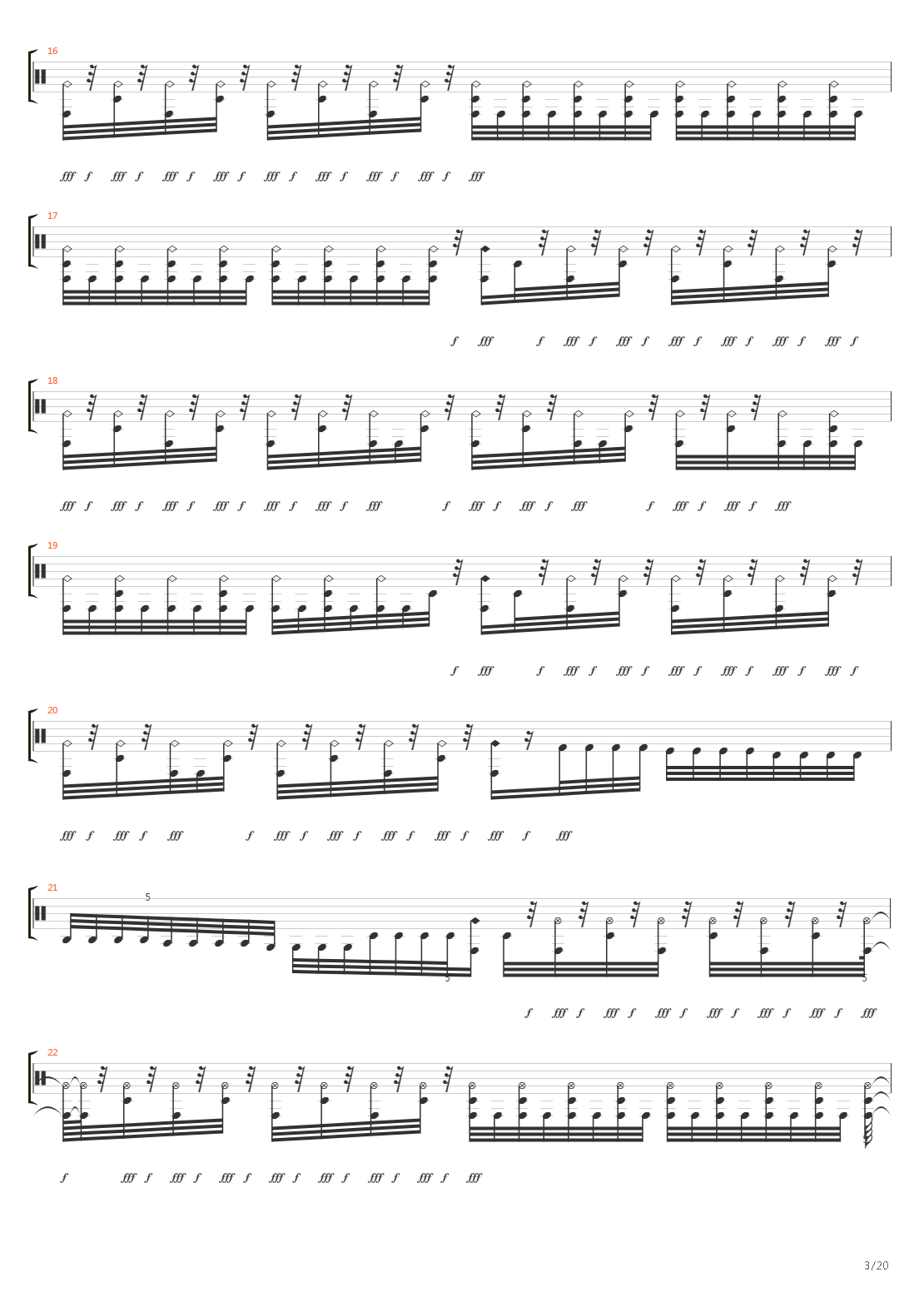 Paroxyst吉他谱