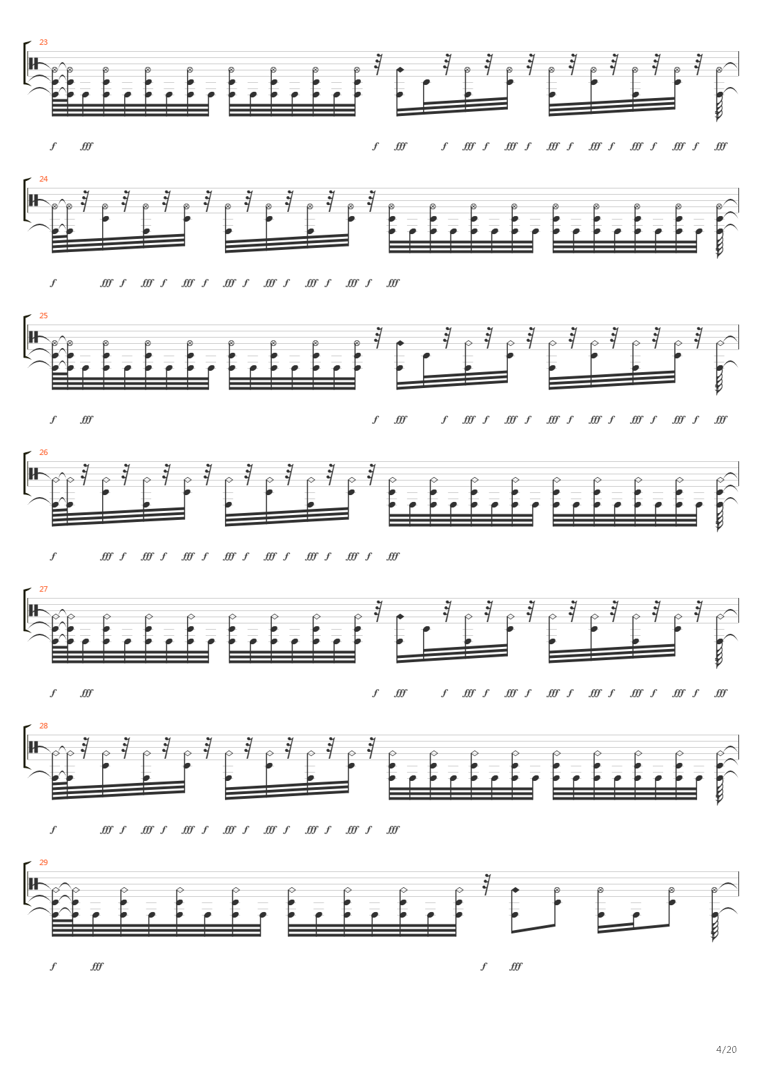 Paroxyst吉他谱