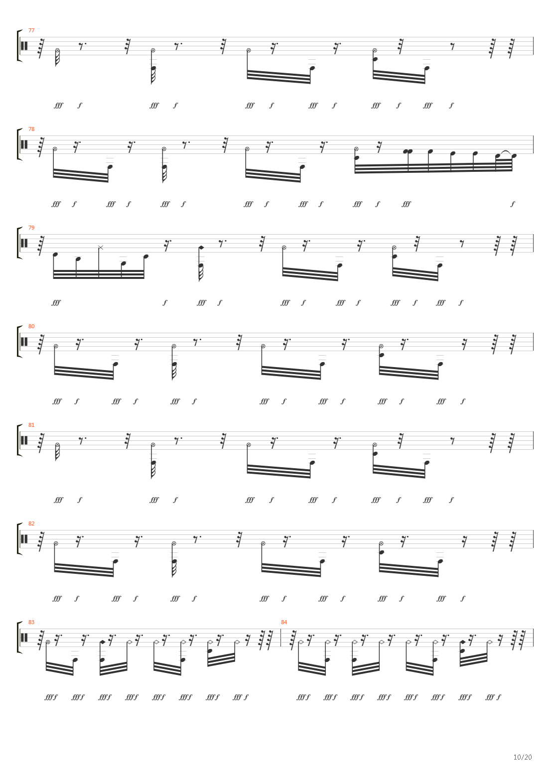 Paroxyst吉他谱