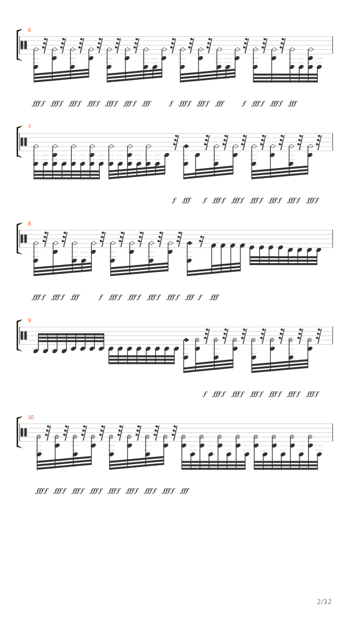 Paroxyst吉他谱