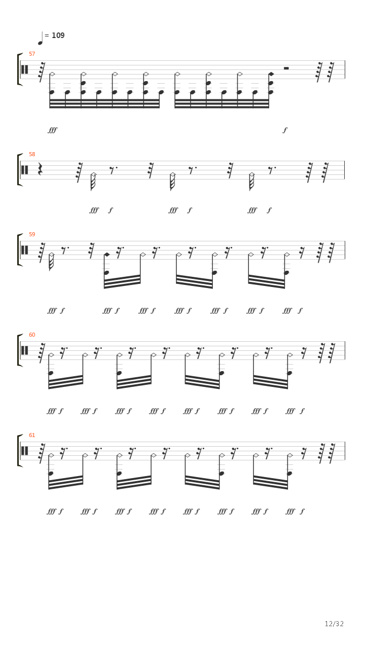 Paroxyst吉他谱