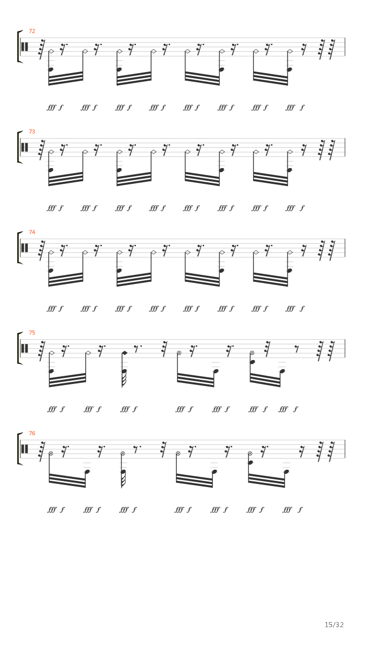 Paroxyst吉他谱