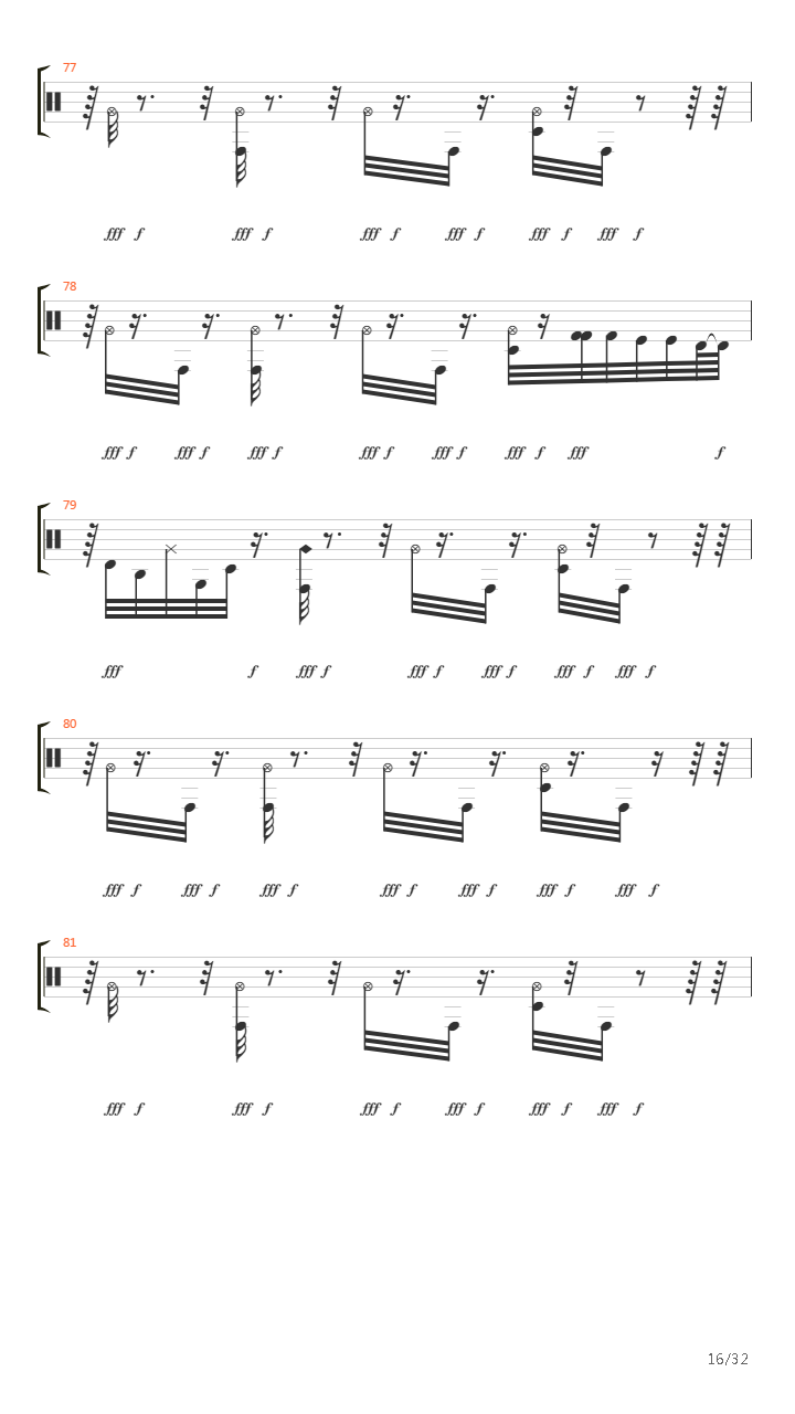 Paroxyst吉他谱